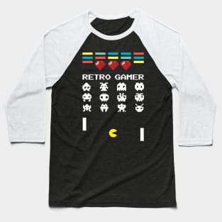 Retro Gamer Classic Gaming Baseball T-Shirt